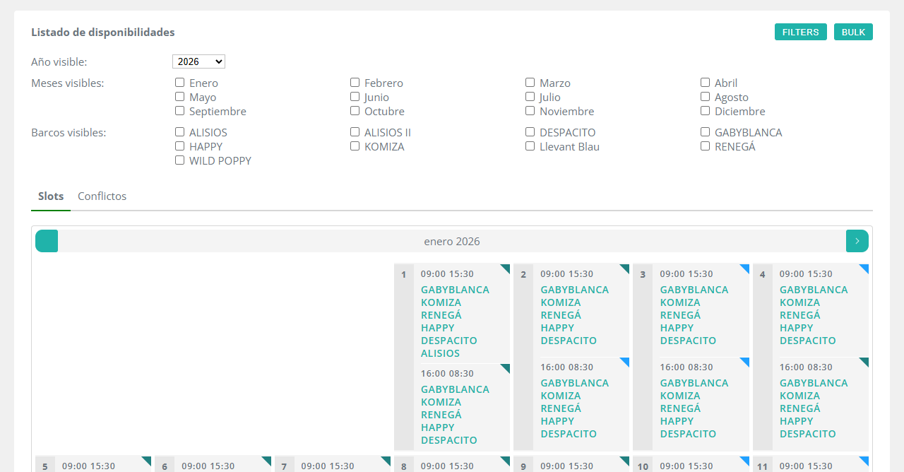 Availability: filters